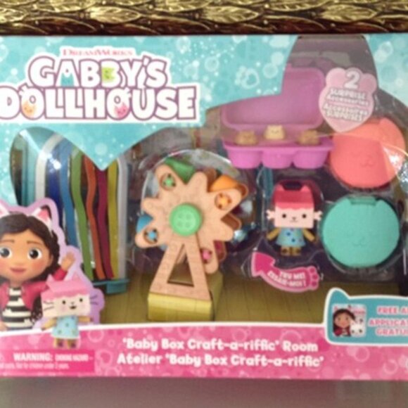 Gabby's Dollhouse Baby Box"Craft-a-Riffic" Room Playset - Picture 1 of 5